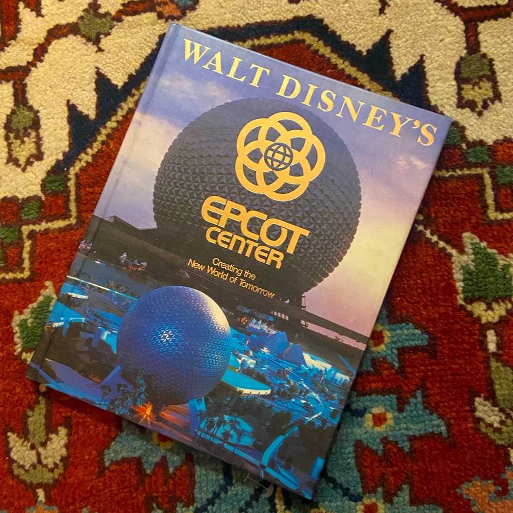 Vintage Color 1982 Walt Disney EPCOT Photography Coffee Table Book